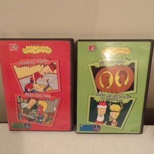 +Lot of 2 Beavis & Butthead Dvds Troubled Youth, Butt-O-Ween, Feel Our Pain